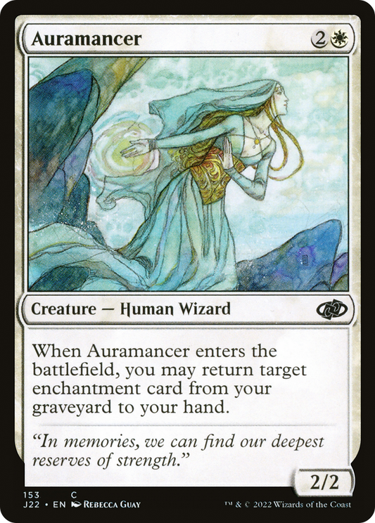 Auramancer (J22-153) - Jumpstart 2022 - Premium MTG Single from Wizards of the Coast - Just $0.25! Shop now at Game Crave Tournament Store