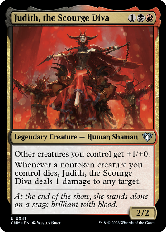 Judith, the Scourge Diva (CMM-341) - Commander Masters - Premium MTG Single from Wizards of the Coast - Just $0.25! Shop now at Game Crave Tournament Store