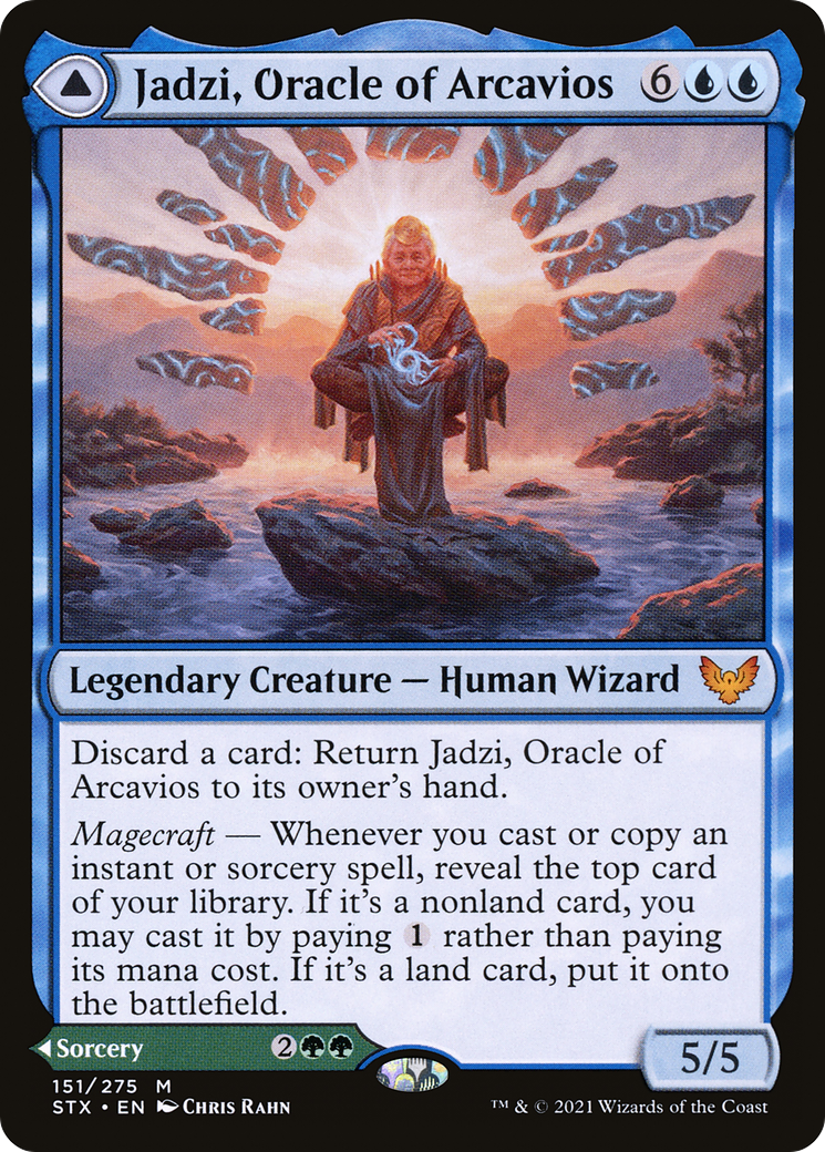 Jadzi, Oracle of Arcavios // Journey to the Oracle (STX-151) - Strixhaven: School of Mages Foil - Premium MTG Single from Wizards of the Coast - Just $0.58! Shop now at Game Crave Tournament Store