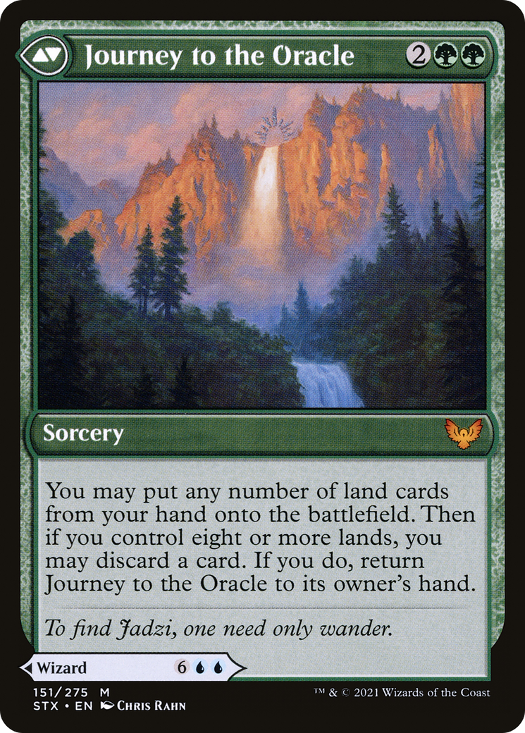 Jadzi, Oracle of Arcavios // Journey to the Oracle (STX-151) - Strixhaven: School of Mages Foil - Premium MTG Single from Wizards of the Coast - Just $0.58! Shop now at Game Crave Tournament Store