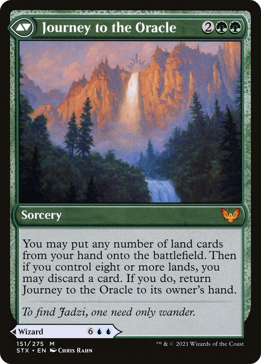 Jadzi, Oracle of Arcavios // Journey to the Oracle (STX-151) - Strixhaven: School of Mages Foil - Premium MTG Single from Wizards of the Coast - Just $0.58! Shop now at Game Crave Tournament Store