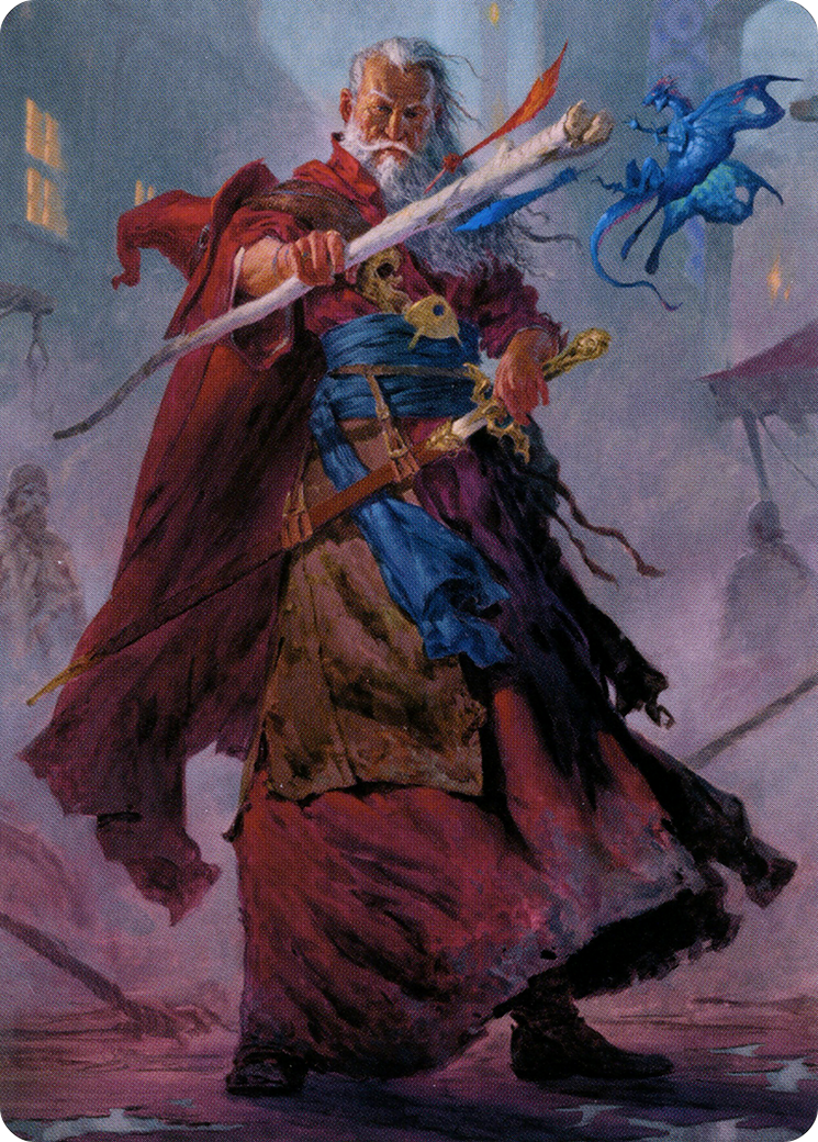 Elminster // Elminster (ACLB-064) - Battle for Baldur's Gate Art Series (Borderless) - Premium MTG Single from Wizards of the Coast - Just $0! Shop now at Game Crave Tournament Store