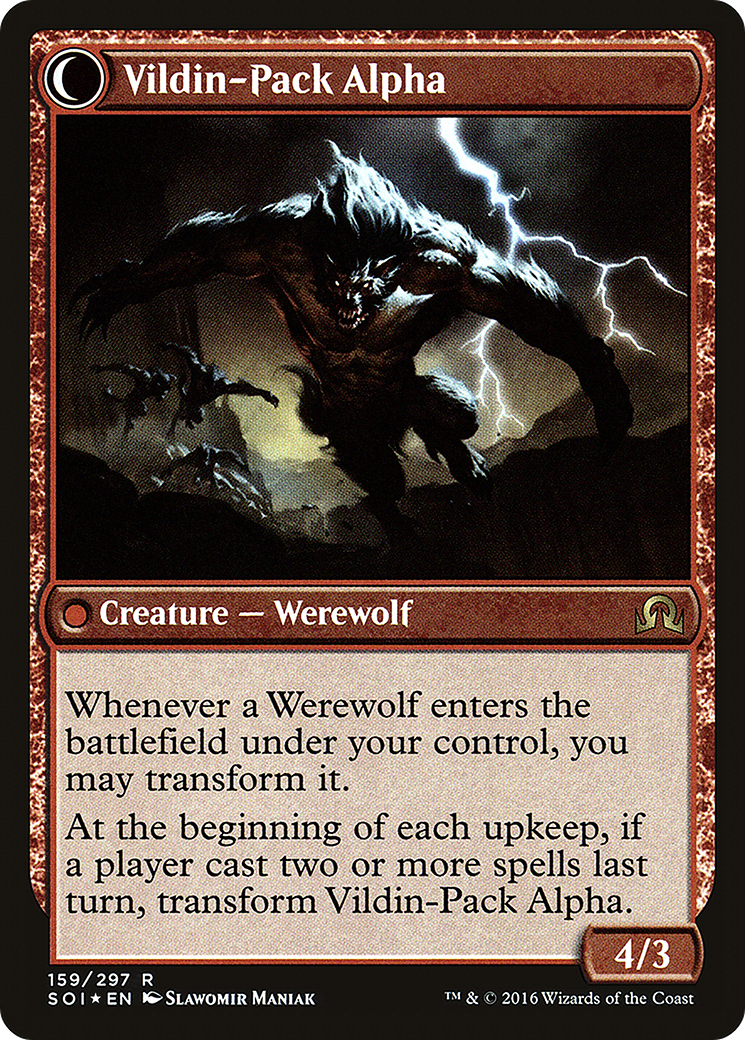 Geier Reach Bandit // Vildin-Pack Alpha (PSOI-159S) - Shadows over Innistrad Promos: (Double Faced Transform) Foil - Premium MTG Single from Wizards of the Coast - Just $0.38! Shop now at Game Crave Tournament Store