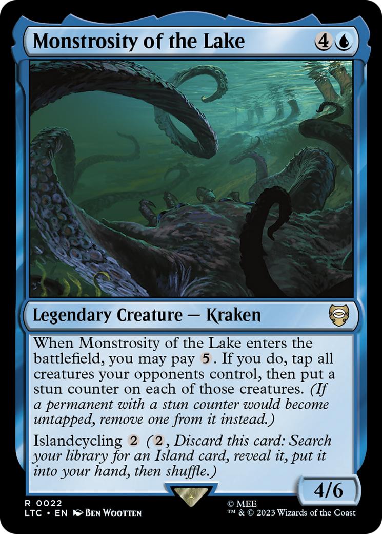 Monstrosity of the Lake (LTC-022) - Tales of Middle-earth Commander - Premium MTG Single from Wizards of the Coast - Just $0.08! Shop now at Game Crave Tournament Store