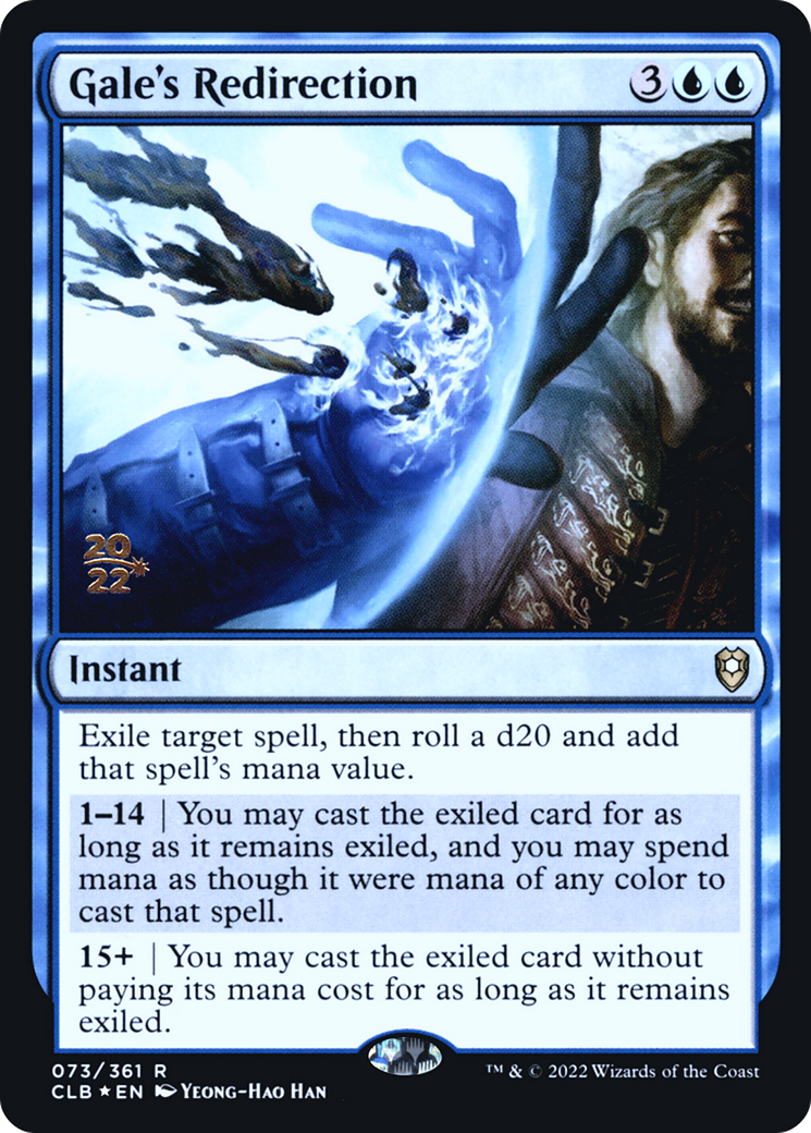 Gale's Redirection (PCLB-73S) - Battle for Baldur's Gate Promos Foil - Premium MTG Single from Wizards of the Coast - Just $0.23! Shop now at Game Crave Tournament Store