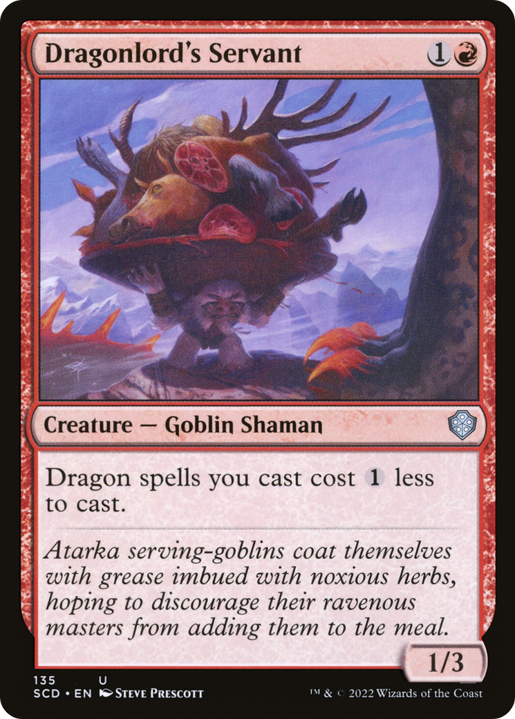Dragonlord's Servant (SCD-135) - Starter Commander Decks - Premium MTG Single from Wizards of the Coast - Just $0.09! Shop now at Game Crave Tournament Store