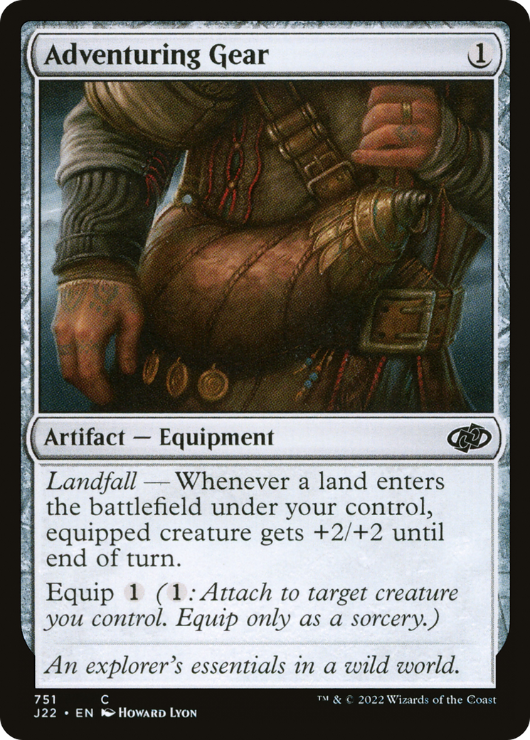 Adventuring Gear (J22-751) - Jumpstart 2022 - Premium MTG Single from Wizards of the Coast - Just $0.08! Shop now at Game Crave Tournament Store