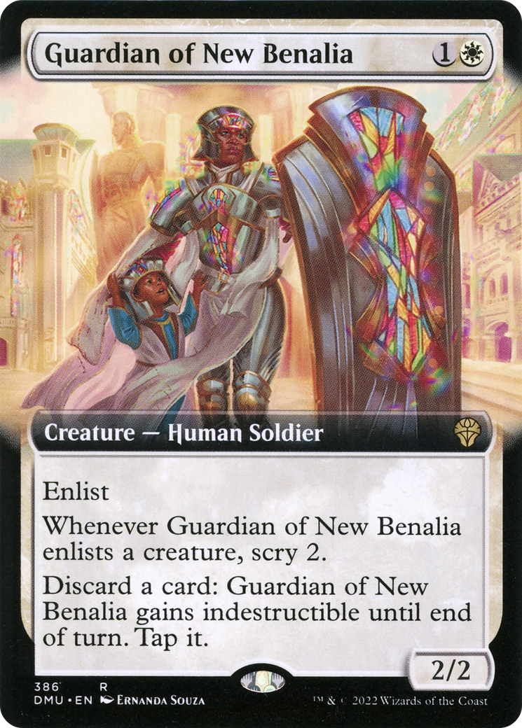 Guardian of New Benalia (DMU-386) - Dominaria United: (Extended Art) - Premium MTG Single from Wizards of the Coast - Just $0.08! Shop now at Game Crave Tournament Store
