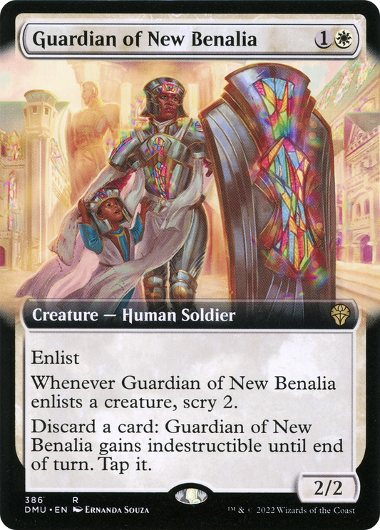 Guardian of New Benalia (DMU-386) - Dominaria United: (Extended Art) Foil - Premium MTG Single from Wizards of the Coast - Just $0.08! Shop now at Game Crave Tournament Store