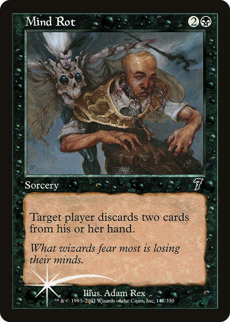Mind Rot (7ED-147★) - Seventh Edition Foil - Premium MTG Single from Wizards of the Coast - Just $0.76! Shop now at Game Crave Tournament Store