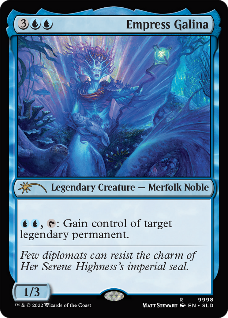 Empress Galina (SLD-9998) - Secret Lair Drop - Premium MTG Single from Wizards of the Coast - Just $13.20! Shop now at Game Crave Tournament Store
