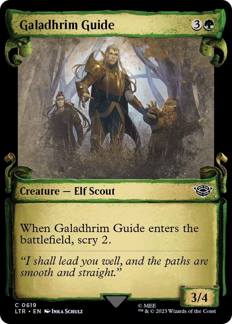 Galadhrim Guide (LTR-619) - The Lord of the Rings: Tales of Middle-earth: (Showcase) - Premium MTG Single from Wizards of the Coast - Just $0.08! Shop now at Game Crave Tournament Store