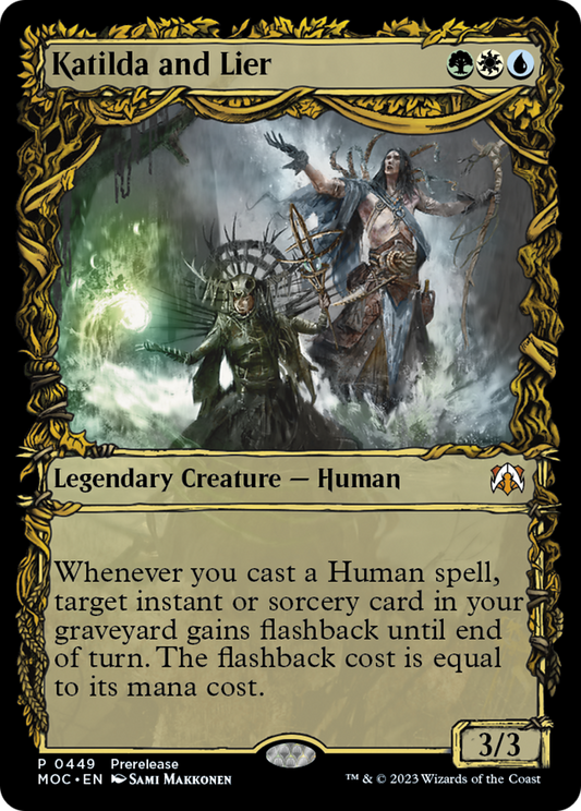 Katilda and Lier (MOC-449) - March of the Machine Commander: (Showcase) - Premium MTG Single from Wizards of the Coast - Just $0.51! Shop now at Game Crave Tournament Store