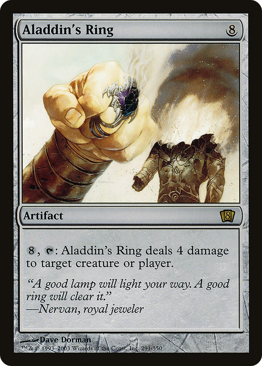 Aladdin's Ring (8ED-291★) - Eighth Edition Foil - Premium MTG Single from Wizards of the Coast - Just $0.13! Shop now at Game Crave Tournament Store