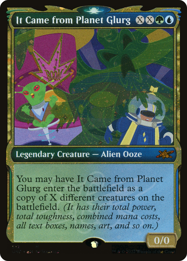It Came from Planet Glurg (UNF-512) - Unfinity: (Showcase) Foil - Premium MTG Single from Wizards of the Coast - Just $0.13! Shop now at Game Crave Tournament Store