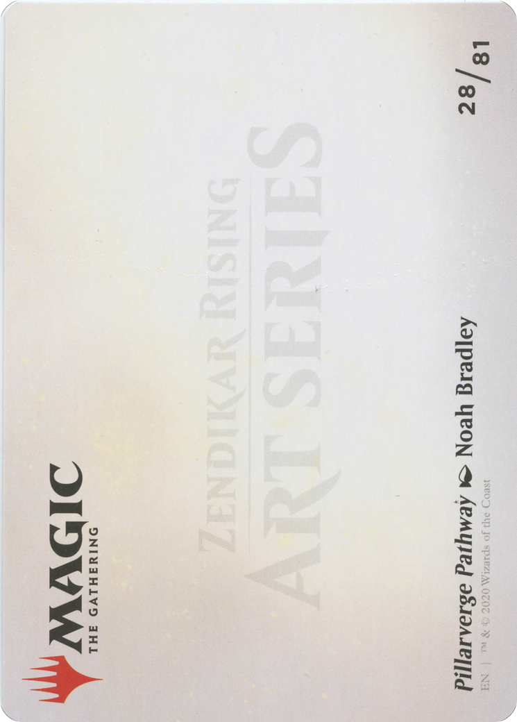 Pillarverge Pathway // Pillarverge Pathway (AZNR-028) - Zendikar Rising Art Series (Borderless) Foil - Premium MTG Single from Wizards of the Coast - Just $0! Shop now at Game Crave Tournament Store