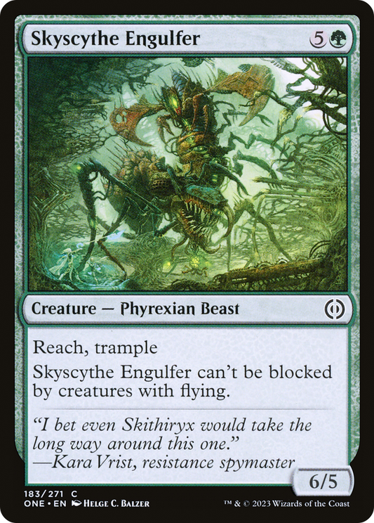 Skyscythe Engulfer (ONE-183) - Phyrexia: All Will Be One Foil - Premium MTG Single from Wizards of the Coast - Just $0.13! Shop now at Game Crave Tournament Store