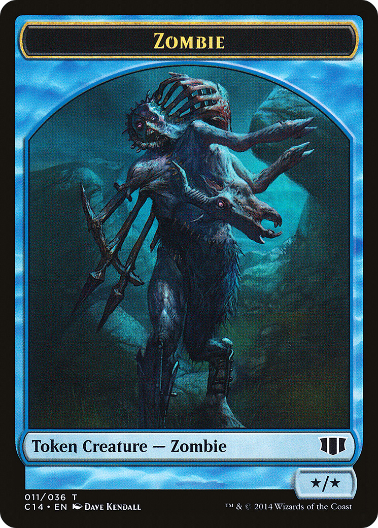 Zombie (TC14-011) - Commander 2014 Tokens - Premium MTG Single from Wizards of the Coast - Just $0! Shop now at Game Crave Tournament Store