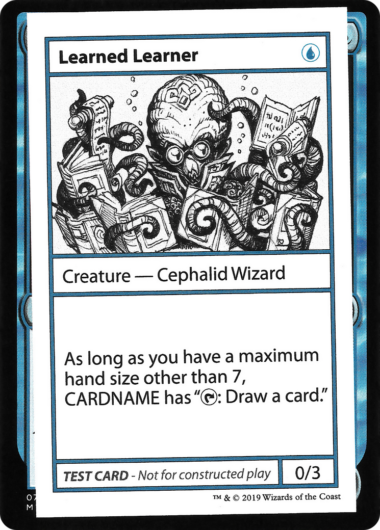 Learned Learner (CMB2-025) - Mystery Booster Playtest Cards 2021 - Premium MTG Single from Wizards of the Coast - Just $0.08! Shop now at Game Crave Tournament Store