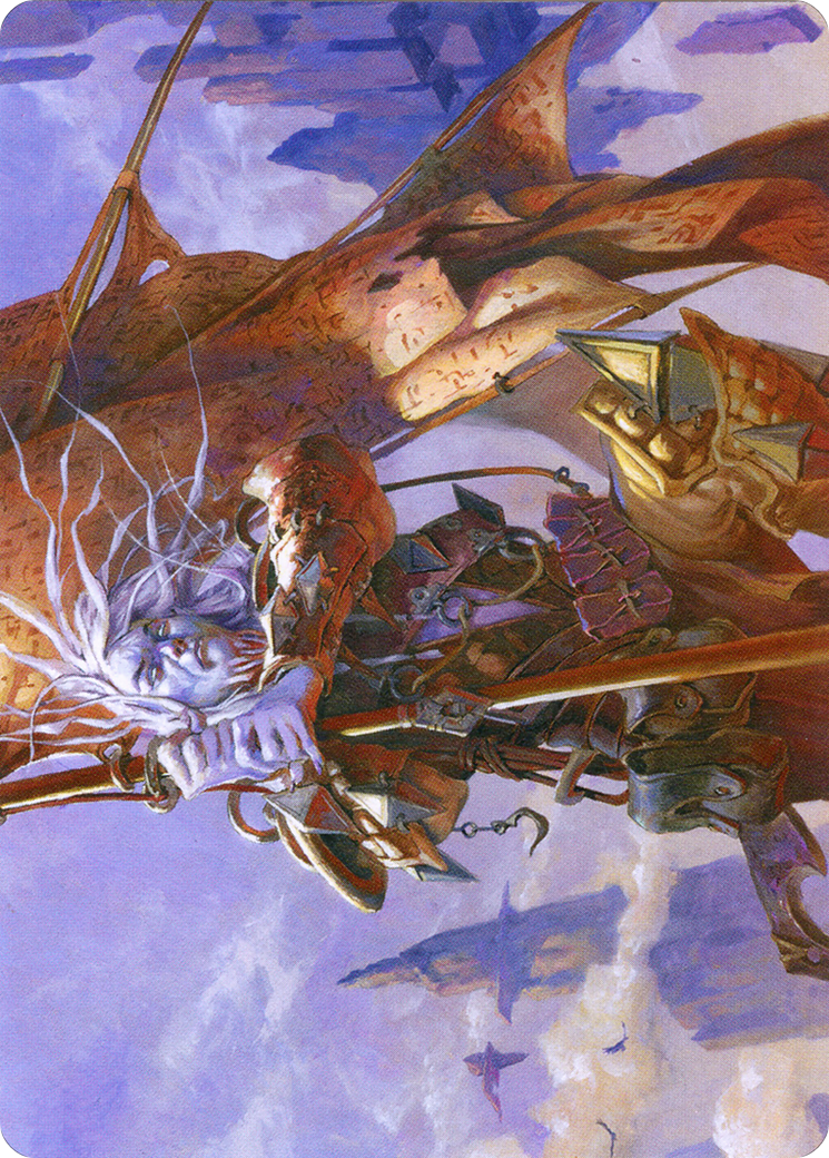 Sea Gate Banneret // Sea Gate Banneret (AZNR-043) - Zendikar Rising Art Series (Borderless) Foil - Premium MTG Single from Wizards of the Coast - Just $0! Shop now at Game Crave Tournament Store