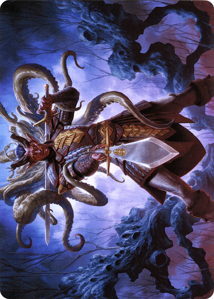 Zevlor, Elturel Exile // Zevlor, Elturel Exile (ACLB-042) - Battle for Baldur's Gate Art Series (Borderless) - Premium MTG Single from Wizards of the Coast - Just $0! Shop now at Game Crave Tournament Store