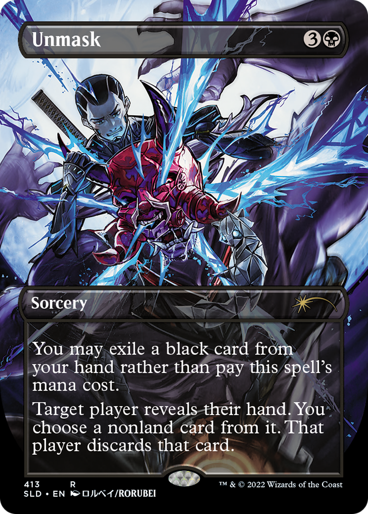Unmask (SLD-413) - Secret Lair Drop (Borderless) - Premium MTG Single from Wizards of the Coast - Just $0.86! Shop now at Game Crave Tournament Store