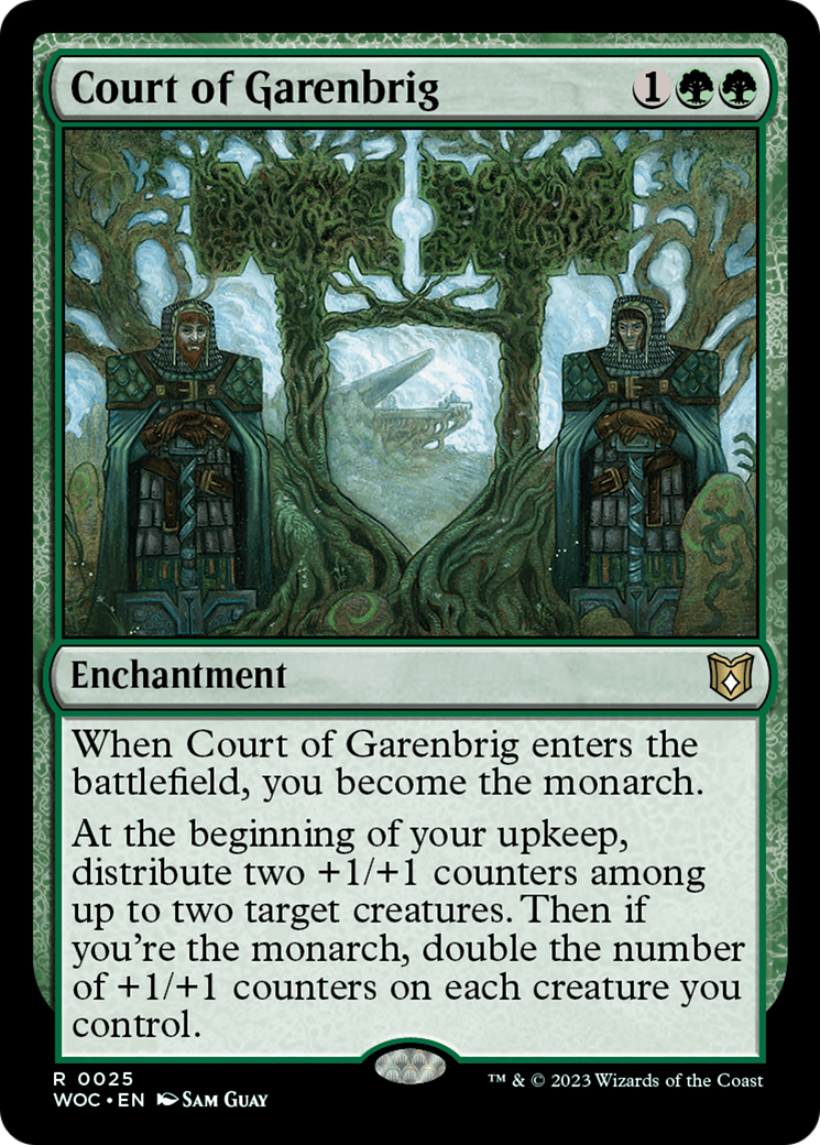 Court of Garenbrig (WOC-025) - Wilds of Eldraine Commander Foil - Premium MTG Single from Wizards of the Coast - Just $3.32! Shop now at Game Crave Tournament Store