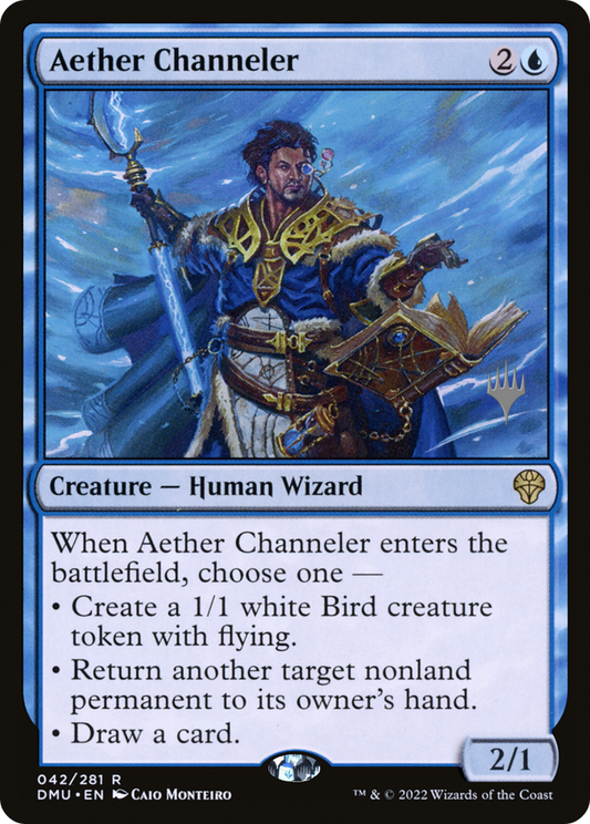 Aether Channeler (PDMU-42P) - Dominaria United Promos Foil - Premium MTG Single from Wizards of the Coast - Just $0.55! Shop now at Game Crave Tournament Store