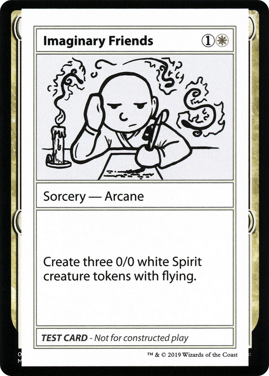 Imaginary Friends (CMB2-007) - Mystery Booster Playtest Cards 2021 - Premium MTG Single from Wizards of the Coast - Just $0.25! Shop now at Game Crave Tournament Store