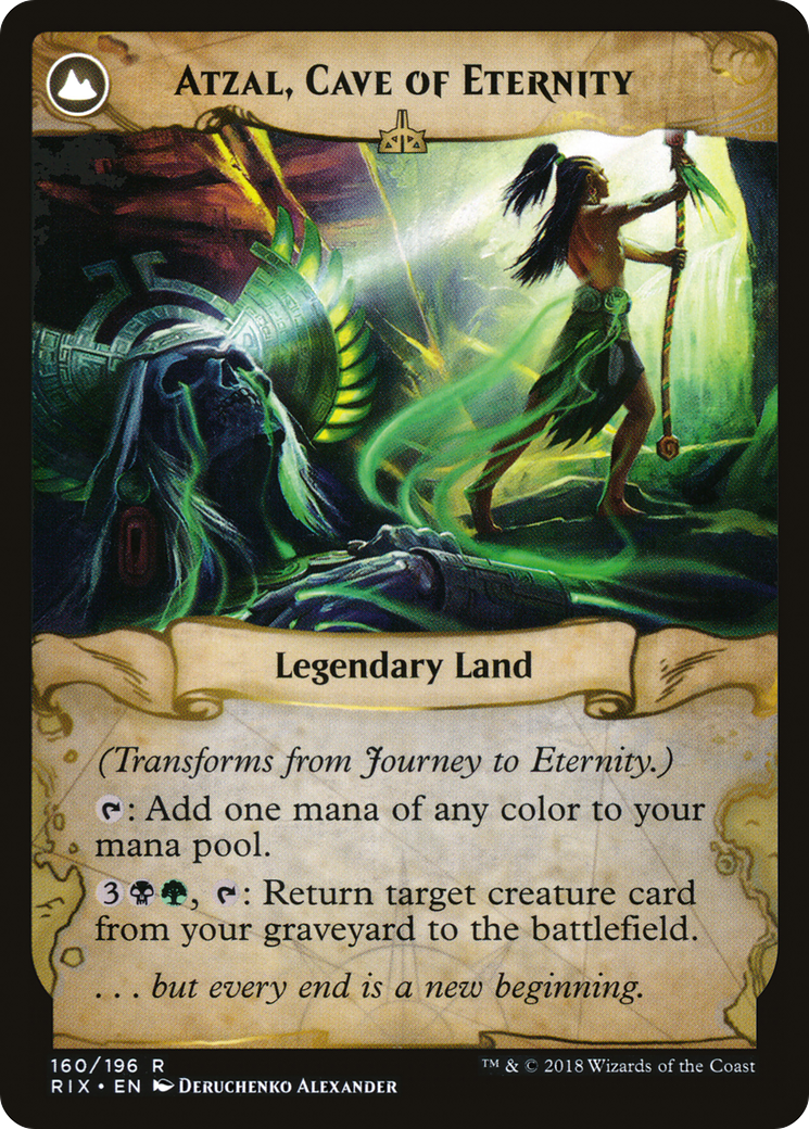 Journey to Eternity // Atzal, Cave of Eternity (RIX-160) - Rivals of Ixalan: (compasslanddfc) Foil - Premium MTG Single from Wizards of the Coast - Just $6.86! Shop now at Game Crave Tournament Store