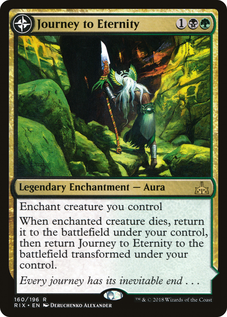 Journey to Eternity // Atzal, Cave of Eternity (RIX-160) - Rivals of Ixalan: (compasslanddfc) Foil - Premium MTG Single from Wizards of the Coast - Just $6.86! Shop now at Game Crave Tournament Store