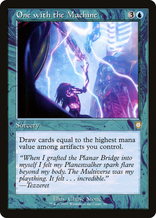 One with the Machine (BRC-090) - The Brothers' War Commander - Premium MTG Single from Wizards of the Coast - Just $0.08! Shop now at Game Crave Tournament Store