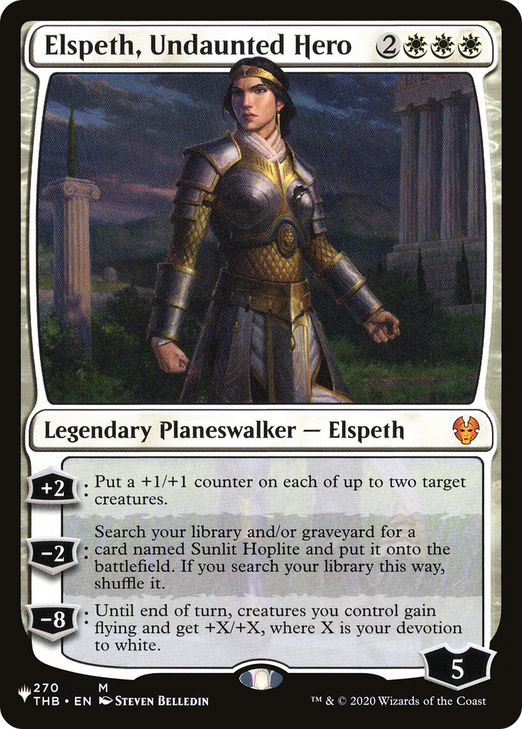 Elspeth, Undaunted Hero (PLIST-728) - The List - Premium MTG Single from Wizards of the Coast - Just $0.08! Shop now at Game Crave Tournament Store