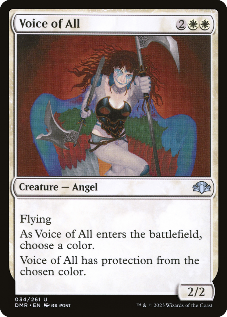 Voice of All (DMR-034) - Dominaria Remastered - Premium MTG Single from Wizards of the Coast - Just $0.08! Shop now at Game Crave Tournament Store
