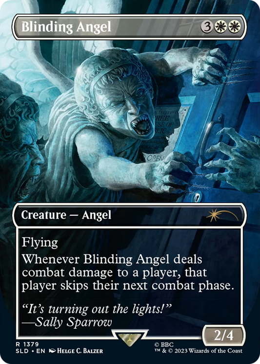 Blinding Angel (SLD-1379) - Secret Lair Drop (Borderless) - Premium MTG Single from Wizards of the Coast - Just $3.58! Shop now at Game Crave Tournament Store
