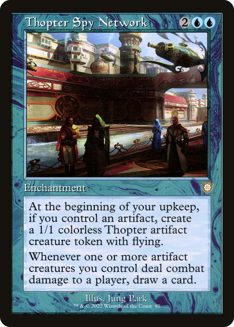 Thopter Spy Network (BRC-097) - The Brothers' War Commander - Premium MTG Single from Wizards of the Coast - Just $0.11! Shop now at Game Crave Tournament Store