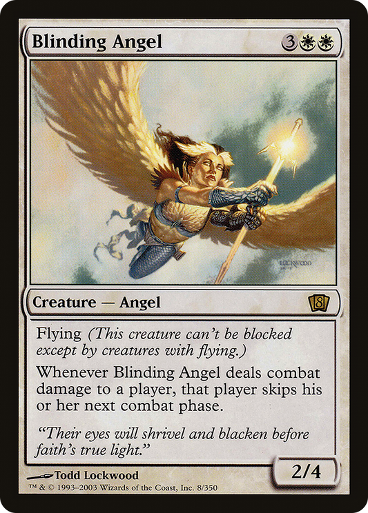 Blinding Angel (8ED-08★) - Eighth Edition Foil - Premium MTG Single from Wizards of the Coast - Just $10.07! Shop now at Game Crave Tournament Store