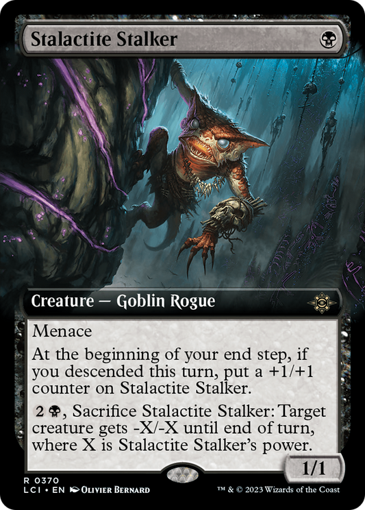 Stalactite Stalker (LCI-370) - The Lost Caverns of Ixalan: (Extended Art) - Premium MTG Single from Wizards of the Coast - Just $0.08! Shop now at Game Crave Tournament Store