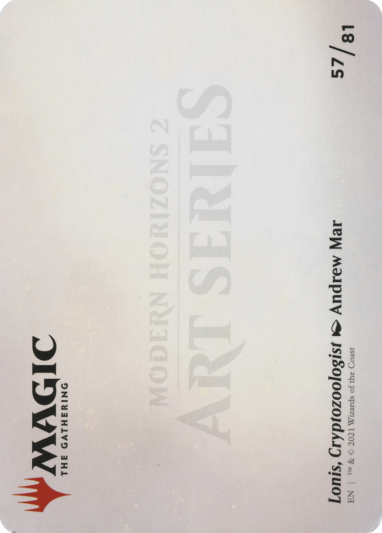 Lonis, Cryptozoologist // Lonis, Cryptozoologist (AMH2-057) - Modern Horizons 2 Art Series (Borderless) - Premium MTG Single from Wizards of the Coast - Just $0! Shop now at Game Crave Tournament Store