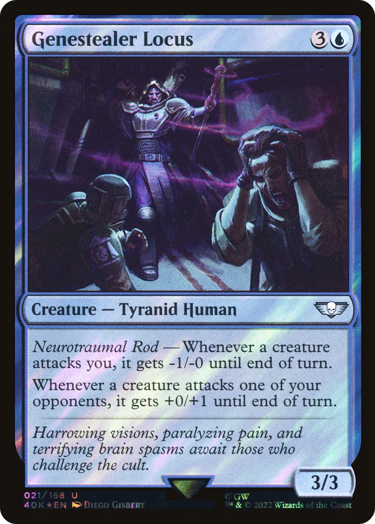 Genestealer Locus (40K-21★) - Warhammer 40,000 Commander Foil - Premium MTG Single from Wizards of the Coast - Just $0.08! Shop now at Game Crave Tournament Store