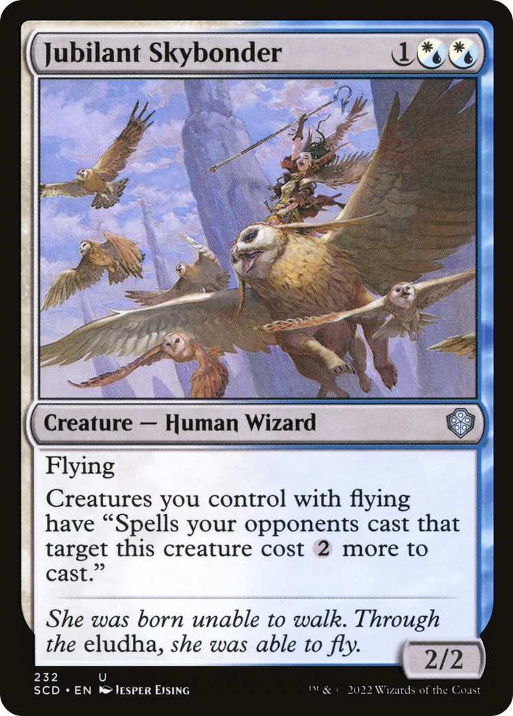 Jubilant Skybonder (SCD-232) - Starter Commander Decks - Premium MTG Single from Wizards of the Coast - Just $0.08! Shop now at Game Crave Tournament Store