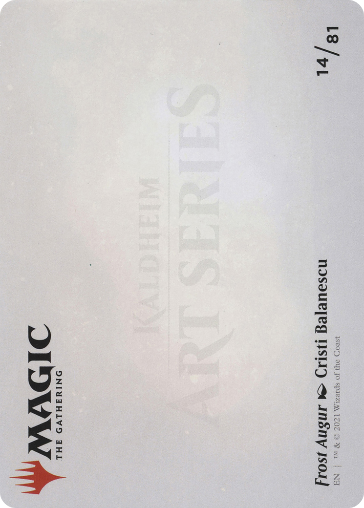 Frost Augur // Frost Augur (AKHM-014) - Kaldheim Art Series (Borderless) Foil - Premium MTG Single from Wizards of the Coast - Just $0! Shop now at Game Crave Tournament Store