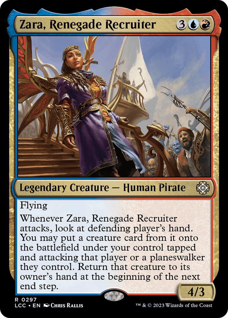 Zara, Renegade Recruiter (LCC-297) - The Lost Caverns of Ixalan Commander - Premium MTG Single from Wizards of the Coast - Just $0.08! Shop now at Game Crave Tournament Store