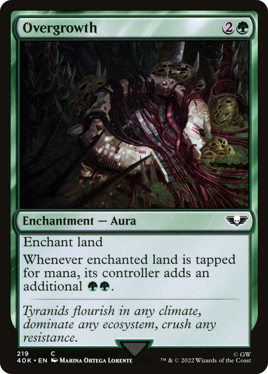 Overgrowth (40K-219) - Warhammer 40,000 Commander - Premium MTG Single from Wizards of the Coast - Just $0.67! Shop now at Game Crave Tournament Store
