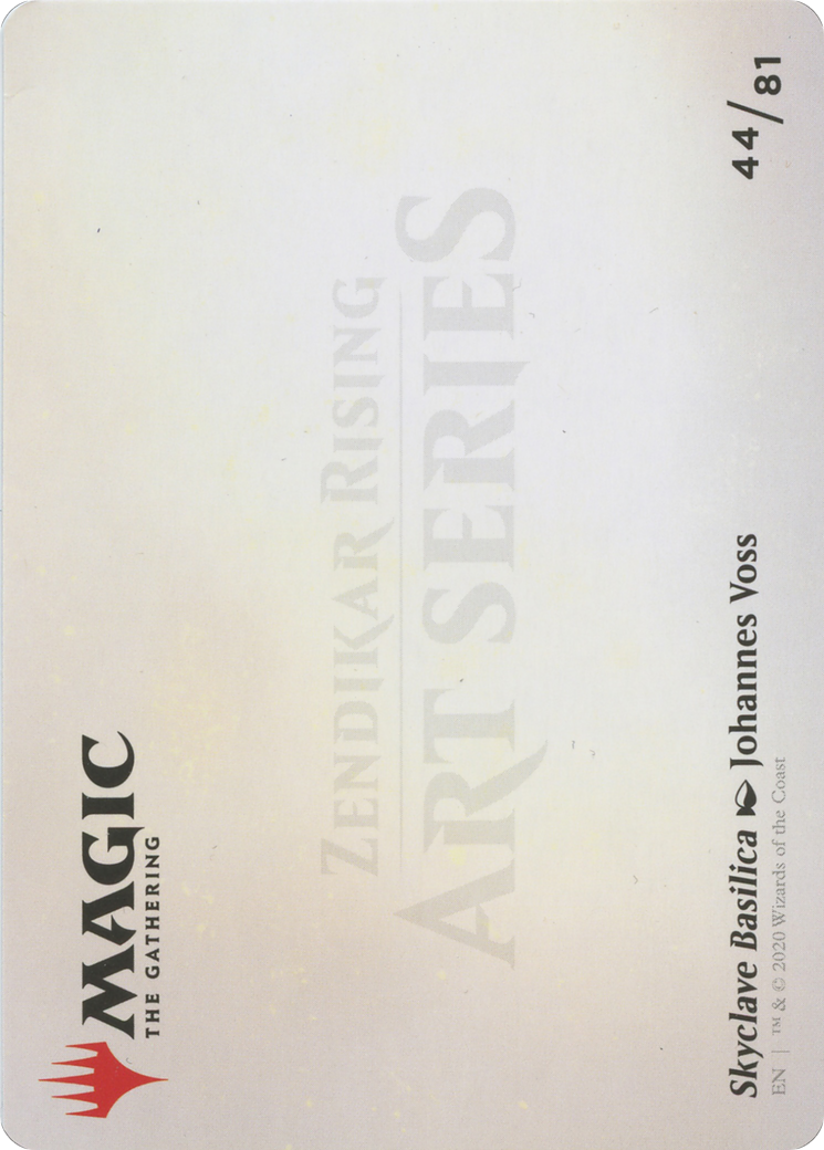 Skyclave Basilica // Skyclave Basilica (AZNR-044) - Zendikar Rising Art Series (Borderless) - Premium MTG Single from Wizards of the Coast - Just $0! Shop now at Game Crave Tournament Store