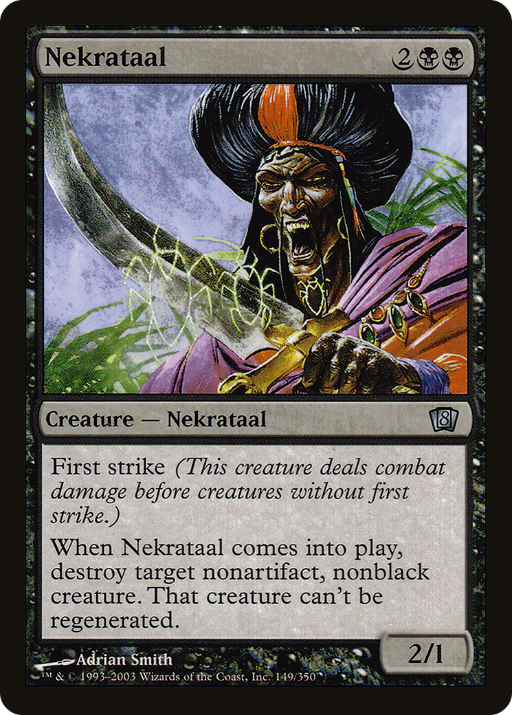 Nekrataal (8ED-149★) - Eighth Edition Foil - Premium MTG Single from Wizards of the Coast - Just $0.35! Shop now at Game Crave Tournament Store