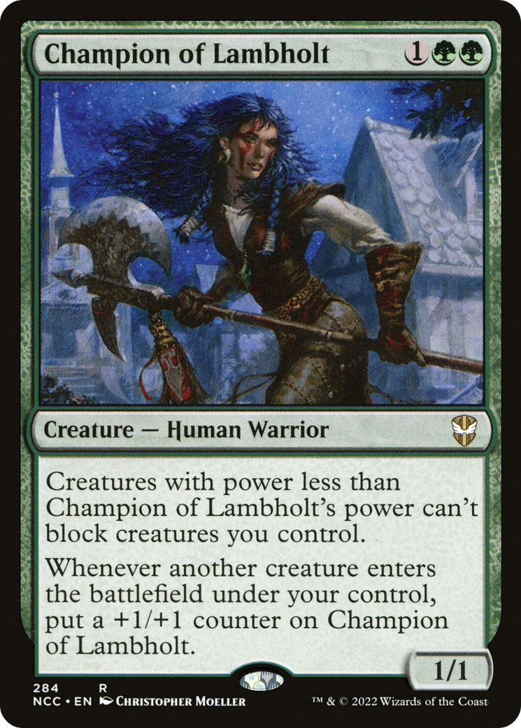 Champion of Lambholt (NCC-284) - New Capenna Commander - Premium MTG Single from Wizards of the Coast - Just $3.96! Shop now at Game Crave Tournament Store