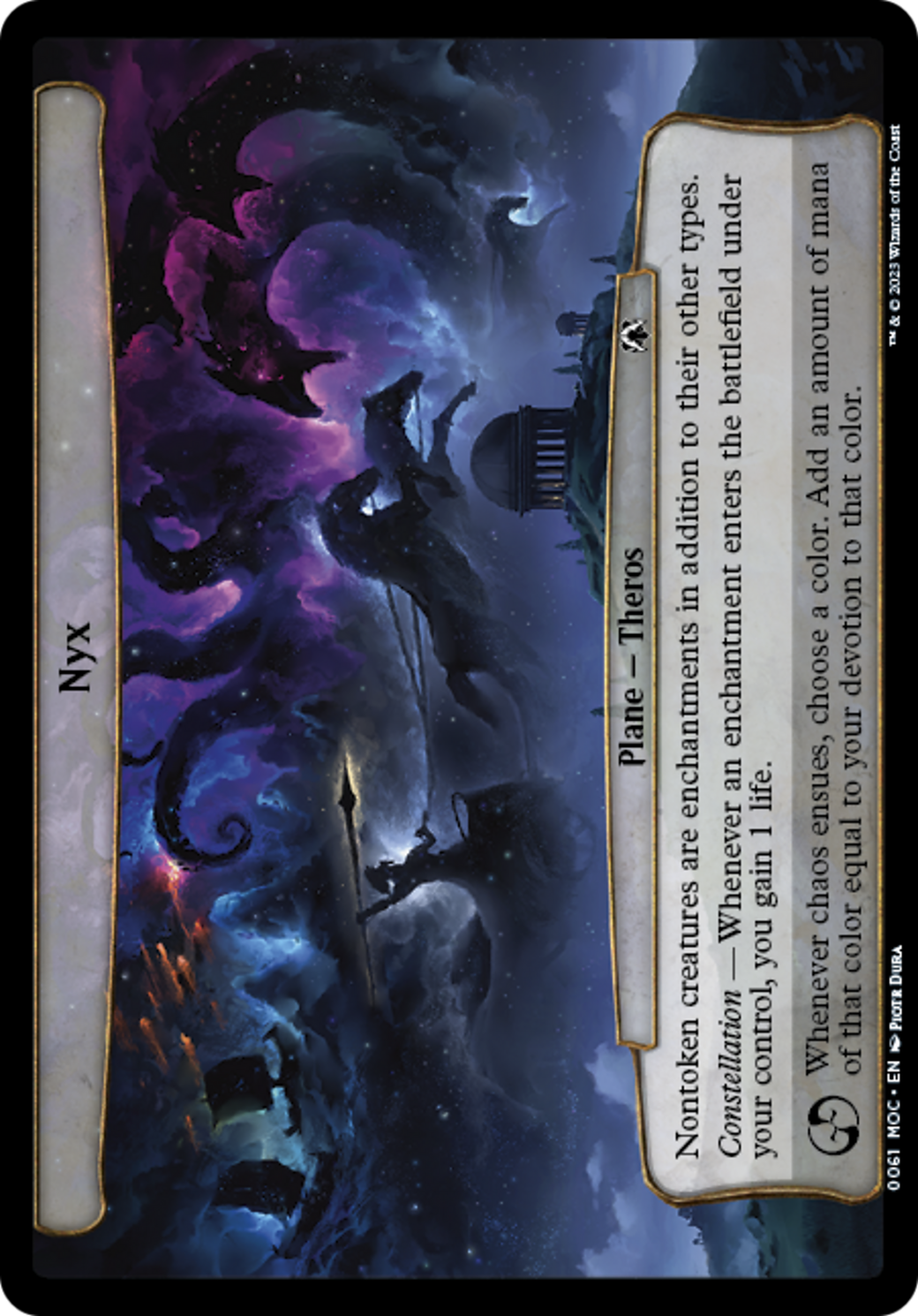 Nyx (MOC-061) - March of the Machine Commander - Premium MTG Single from Wizards of the Coast - Just $0.39! Shop now at Game Crave Tournament Store