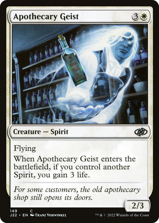 Apothecary Geist (J22-149) - Jumpstart 2022 - Premium MTG Single from Wizards of the Coast - Just $0.25! Shop now at Game Crave Tournament Store