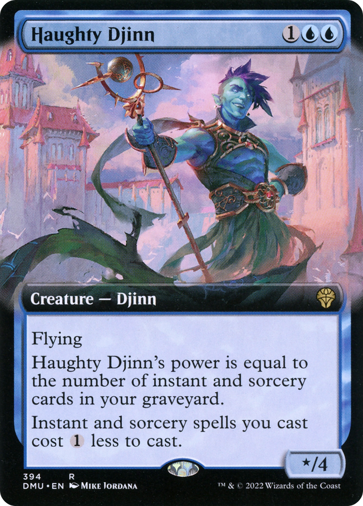 Haughty Djinn (DMU-394) - Dominaria United: (Extended Art) - Premium MTG Single from Wizards of the Coast - Just $0.28! Shop now at Game Crave Tournament Store